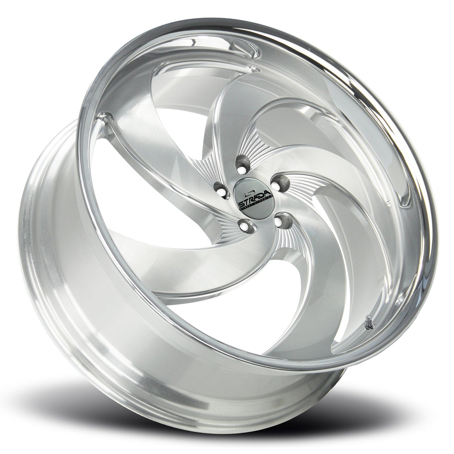 Retro 5 Brushed Face Silver Milled Ss