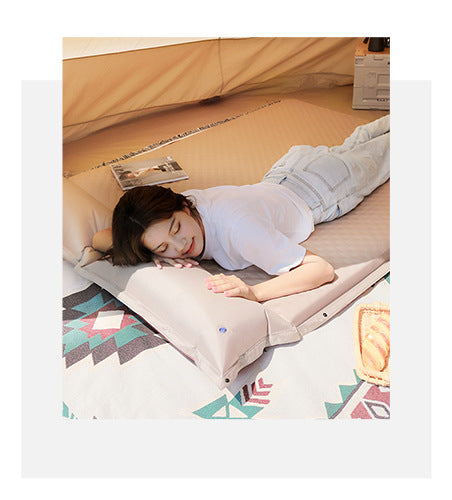 Inflatable Mattress Outdoor Portable Camping Ground Mat Tent Inflatable Pad Automatic Car Air Mattress Sleeping Pad Ground Mat