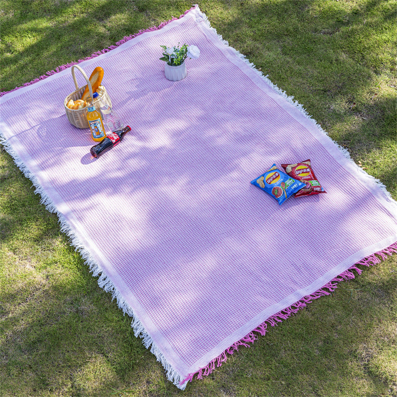 Internet Celebrity Picnic Mat ins Camping Blanket Tent Mat Moisture-Proof Thickened Outdoor Foldable Bohemian Style Tablecloth
