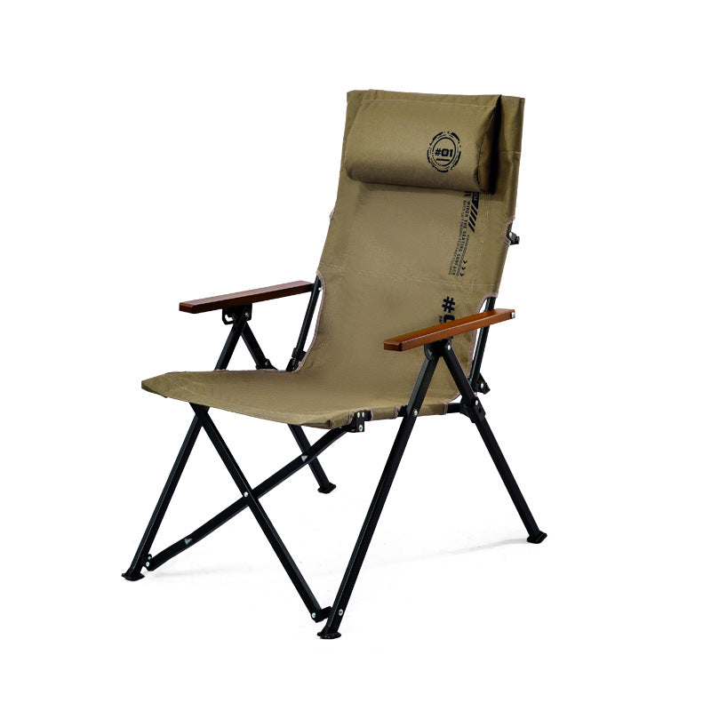 Outdoor Folding Chair Adjustable Home Nap Recliner Portable Camping Leisure Beach Fishing Chair Customizable