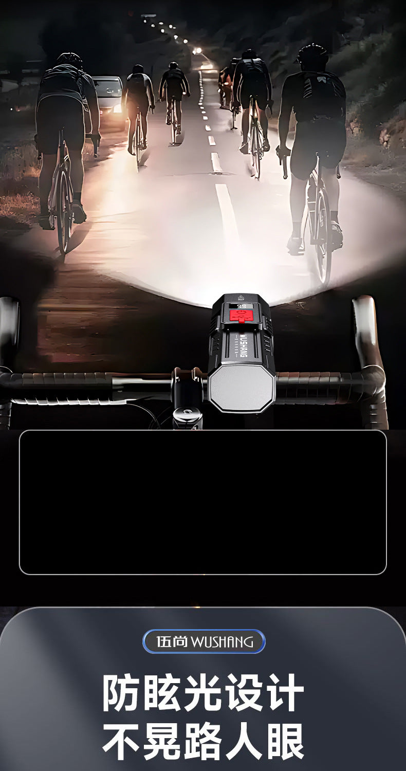 Dake Mountain Bike High Brightness Night Riding Rechargeable Flashlight Bicycle Light Front Light Long Range Waterproof Multi-Function Lighting