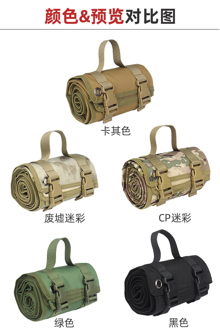 Outdoor Tactical Single Foldable Soldier Moisture-Proof Mat Shooting Mat Outdoor Camping Ground Mat Portable Nap Mat