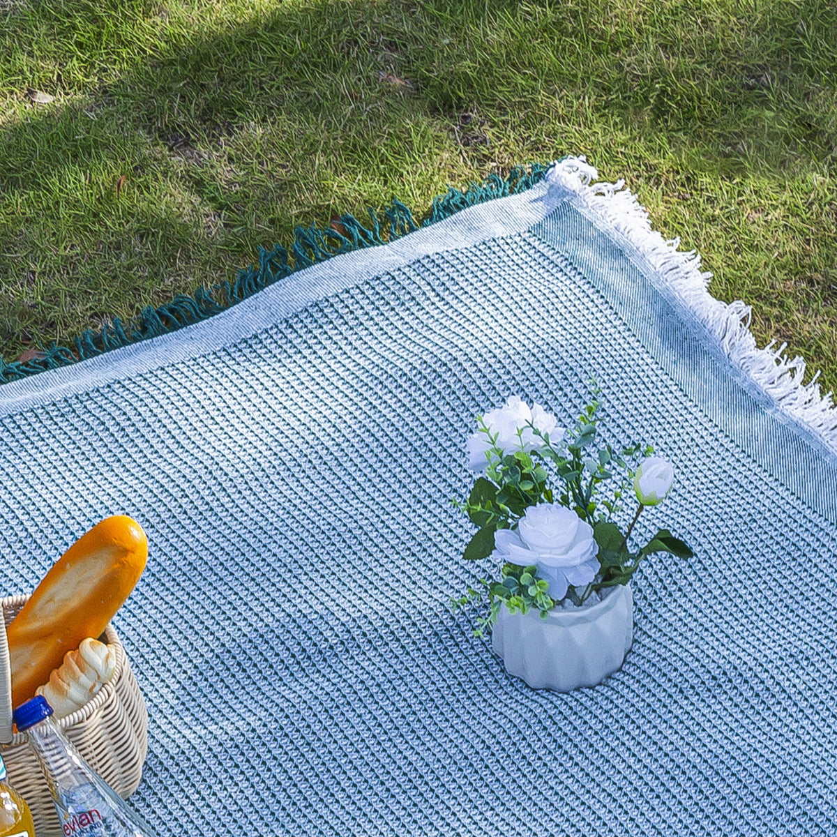 Internet Celebrity Picnic Mat ins Camping Blanket Tent Mat Moisture-Proof Thickened Outdoor Foldable Bohemian Style Tablecloth