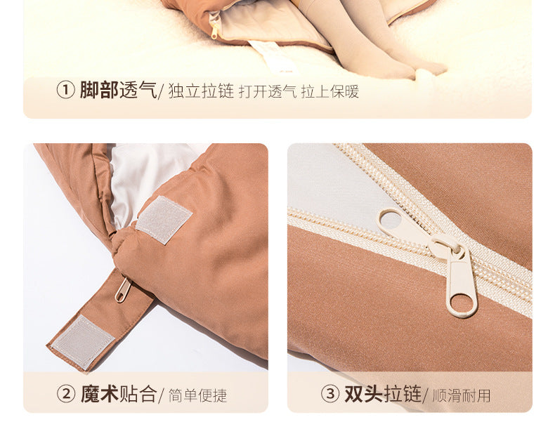 Beishan Wolf Sleeping Bag Four Seasons Universal Adult Outdoor Camping Lightweight Summer Car Use Single and Double Person Quilt Dual Use