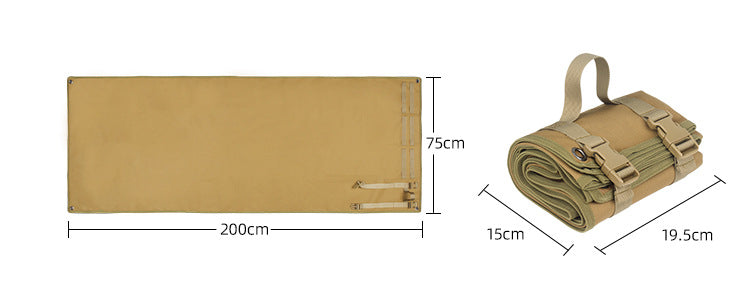 Outdoor Tactical Single Foldable Soldier Moisture-Proof Mat Shooting Mat Outdoor Camping Ground Mat Portable Nap Mat