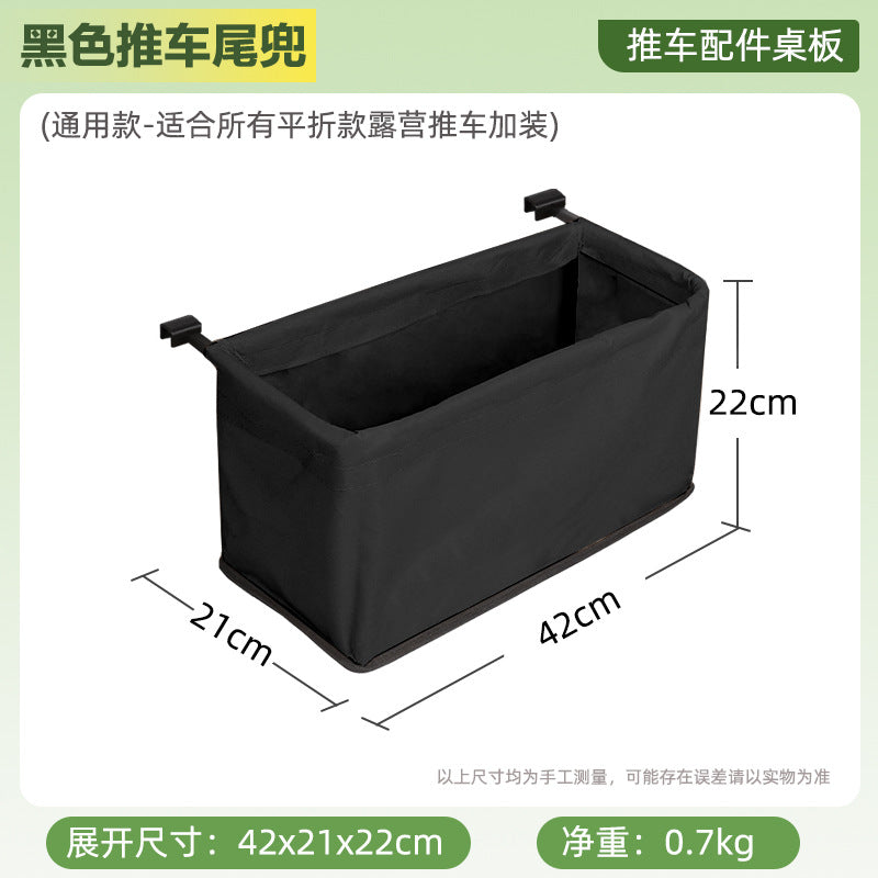 Original Wildman Camping Cart Push-Pull Integrated Outdoor Camping Handcart Picnic Stall Foldable Small Cart Extended