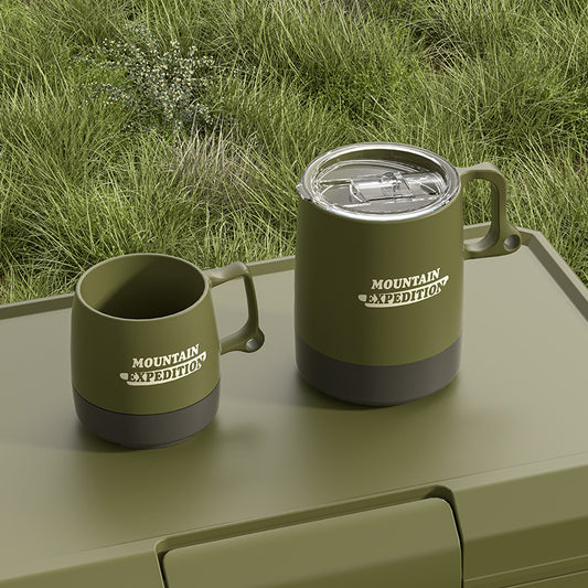 Outdoor Portable Water Cup Coffee Cup Handy Cup Camping Portable Tea Cup Eco-friendly Design Household Couple Picnic