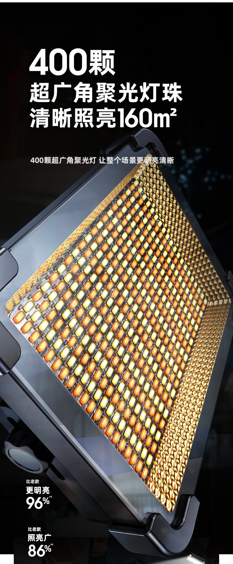 Ruitak Hot-Selling High-Power Outdoor Camping Rechargeable Emergency Night Market Stall Light BBQ led Lighting Lamp