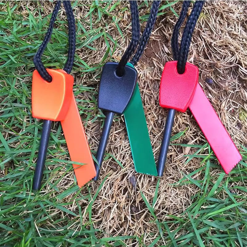 Universal Outdoor Rainproof Flint Magnesium Rod Wildfire Starter Toy Wilderness Survival Gear Fire Starter