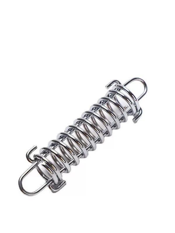 Outdoor Tent Spring Wind Rope Buckle Multi-use Camping High-strength Stainless Steel Rope Buckle Sunshade Fixed Buckle Spring Hook Buckle