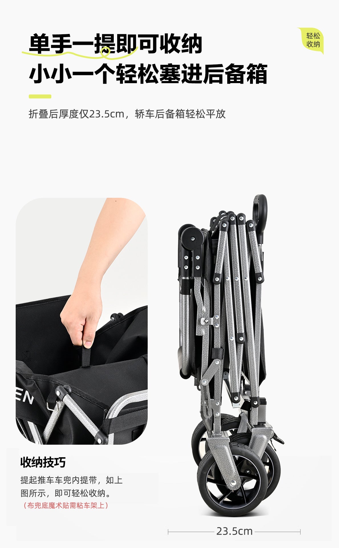 Original Wildman Camping Cart Push-Pull Integrated Outdoor Camping Handcart Picnic Stall Foldable Small Cart Extended