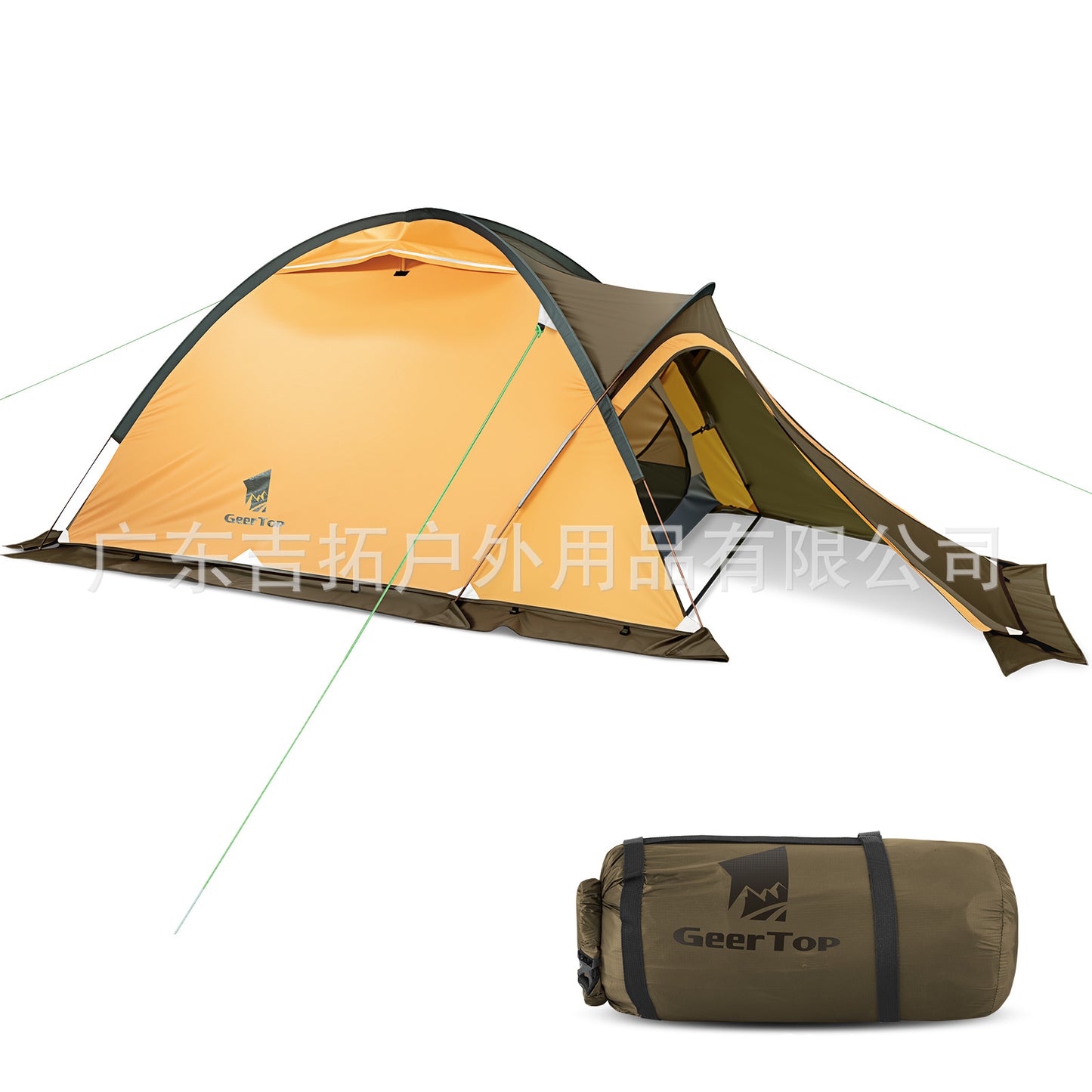 Cross-Border Mountaineering Tent Outdoor Supplies Polar Survival Outdoor Hiking Nylon Lightweight Tent Camping Rainproof