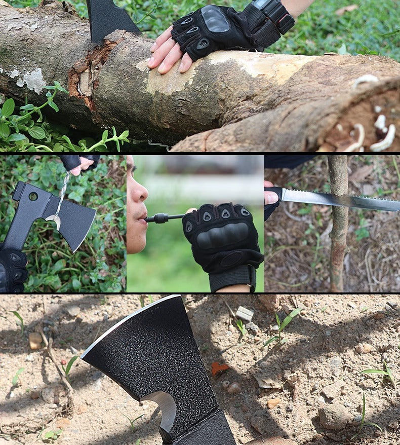Multifunctional Axe for Mountain Cutting, Tree Cutting, Firefighting, Engineer, Camp, Outdoor Gear, Tactical Axe