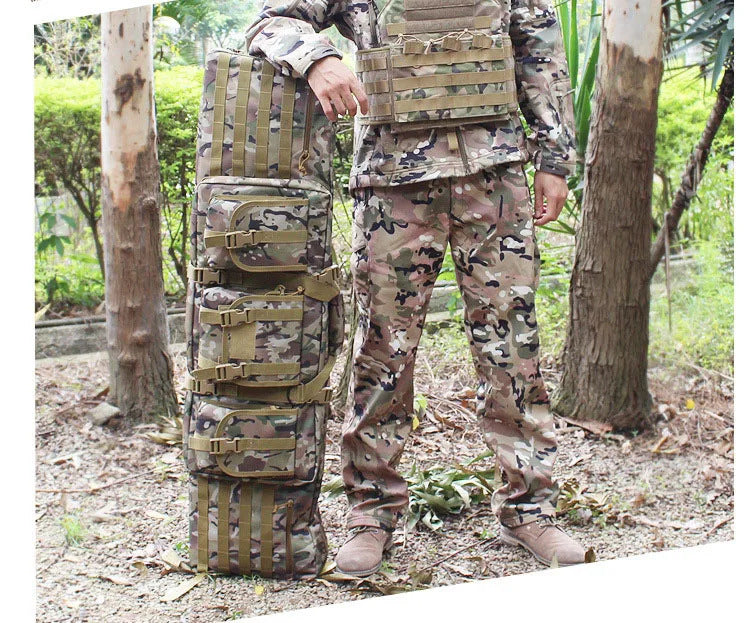 Wholesale Cross-Border Outdoor Hunting Bag Tactical Gun Bag Camouflage Fishing Bag Backpack Tool Storage Handbag