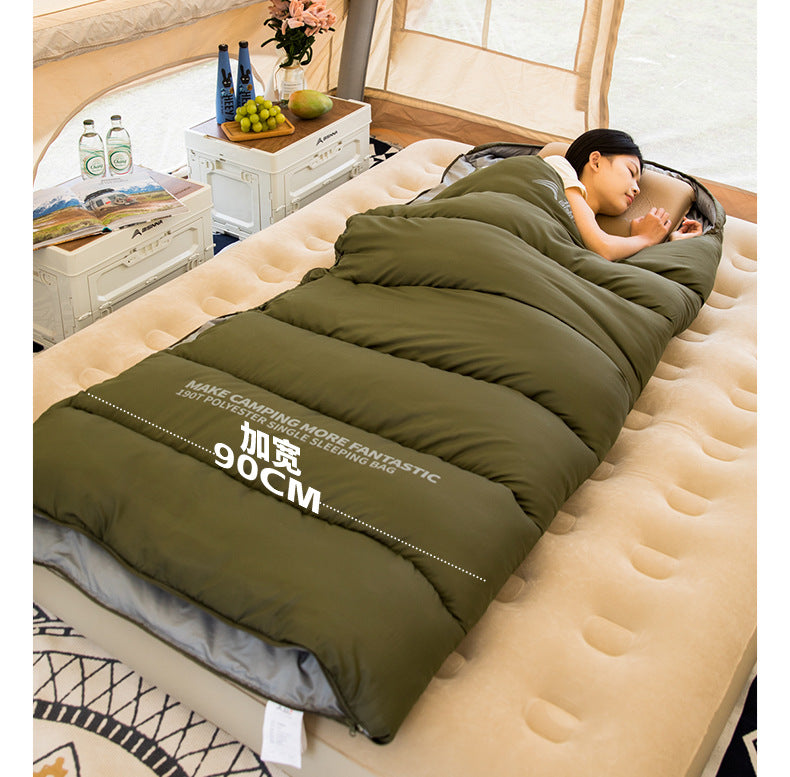 Beishan Wolf Sleeping Bag Winter Season Adult Graphene Thickened Cold-Proof Outdoor Camping Office Nap Dual-Use Quilt