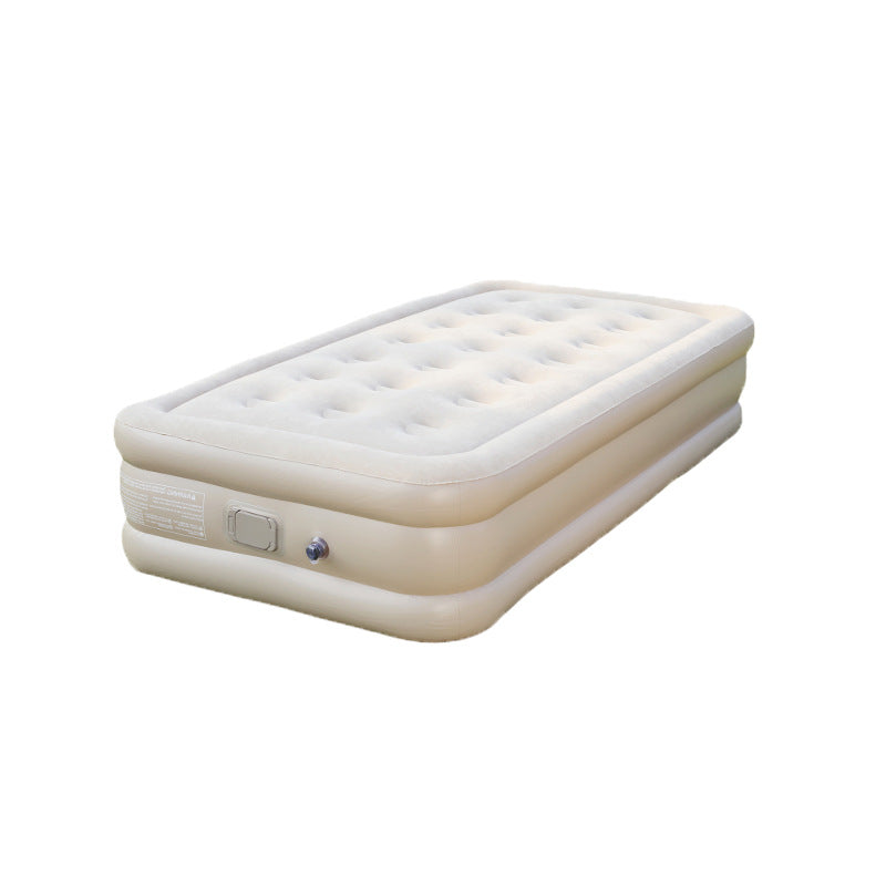 Outdoor Camping One-Click Automatic Inflatable Mattress Tent Moisture-Proof Pad Heightened Thickened Flocked Bed Foldable Air Mattress