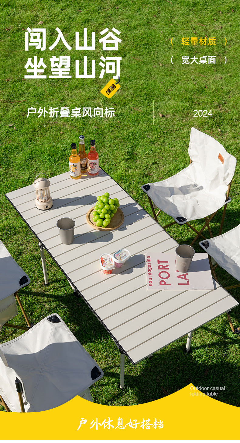 Outdoor Three-Piece Five-Piece Set Folding Chair Small Square Stool One-Piece Chair Gathering Table and Chair Set Small Square Table and Chair Camping Chair