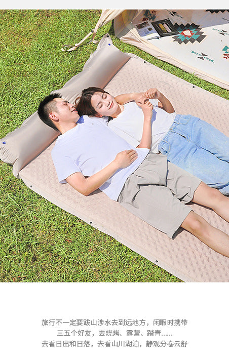Inflatable Mattress Outdoor Portable Camping Ground Mat Tent Inflatable Pad Automatic Car Air Mattress Sleeping Pad Ground Mat