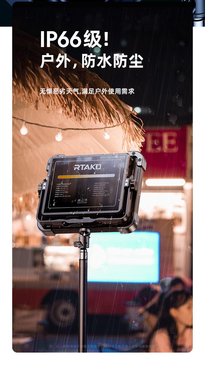 Ruitak Hot-Selling High-Power Outdoor Camping Rechargeable Emergency Night Market Stall Light BBQ led Lighting Lamp