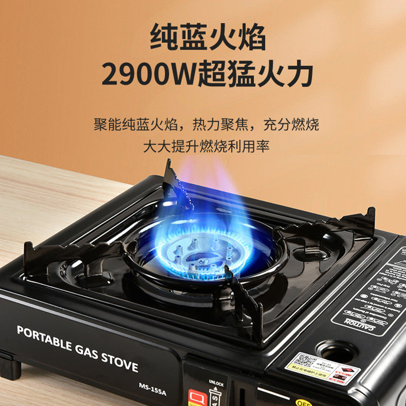 Portable Outdoor Windproof Cassette Stove for Camping, Hot Pot, Gas Stove, Commercial Gas Stove, Gas Cooker