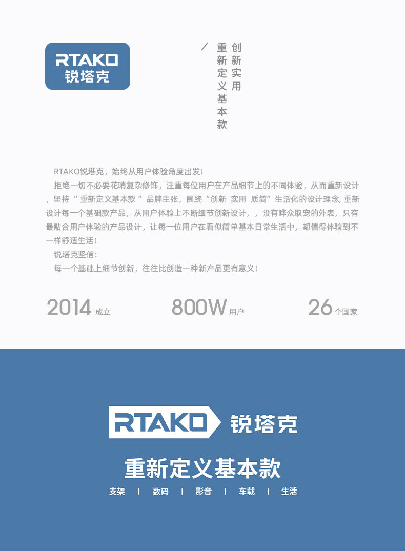 Ruitak Hot-Selling High-Power Outdoor Camping Rechargeable Emergency Night Market Stall Light BBQ led Lighting Lamp