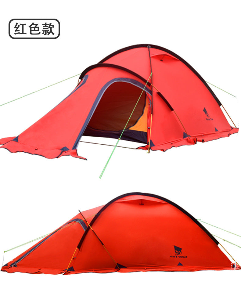 Cross-Border Mountaineering Tent Outdoor Supplies Polar Survival Outdoor Hiking Nylon Lightweight Tent Camping Rainproof
