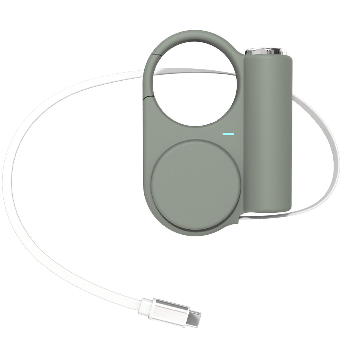 Creative retractable built-in cable outdoor power bank fast charging compact portable5000mAh Power Bank Gift Wholesale