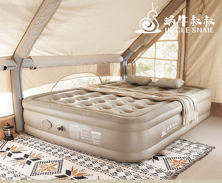 Outdoor Inflatable Bed Tent Camping Air Mattress Snail Uncle Inflatable Sleeping Pad Automatic Inflatable Mattress Ground Mat