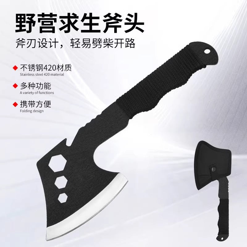 Multifunctional Axe for Mountain Cutting, Tree Cutting, Firefighting, Engineer, Camp, Outdoor Gear, Tactical Axe