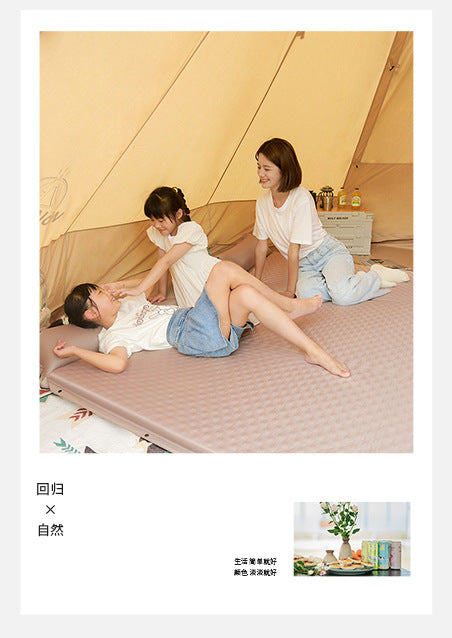Inflatable Mattress Outdoor Portable Camping Ground Mat Tent Inflatable Pad Automatic Car Air Mattress Sleeping Pad Ground Mat
