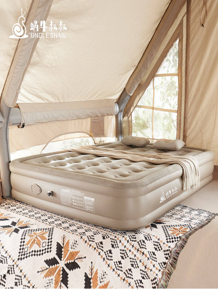 Outdoor Inflatable Bed Tent Camping Air Mattress Snail Uncle Inflatable Sleeping Pad Automatic Inflatable Mattress Ground Mat