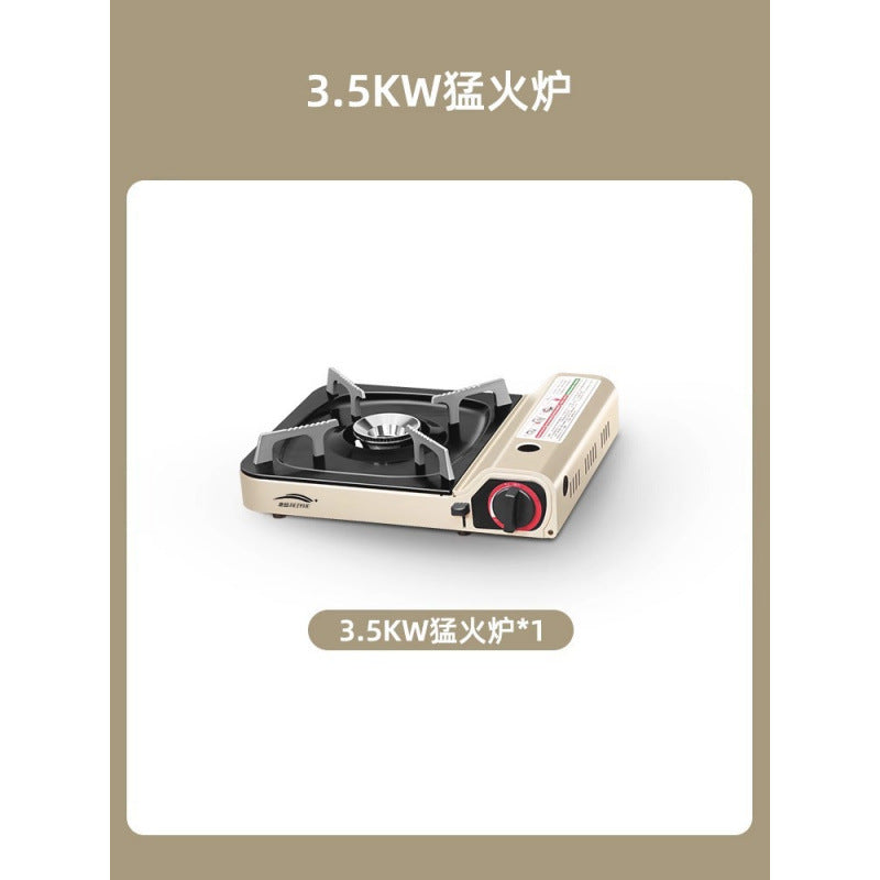 Portable Cassette Stove Outdoor Camping Gas Stove Commercial High Power Windproof Stove Cassette Stove Outdoor Cooking Equipment