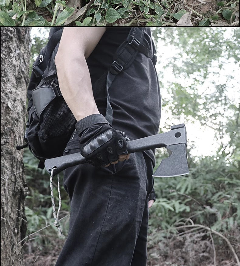 Multifunctional Axe for Mountain Cutting, Tree Cutting, Firefighting, Engineer, Camp, Outdoor Gear, Tactical Axe