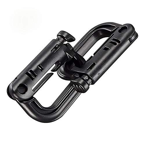 5PCS Wholesale D Ring Buckle Carabiner Keychain Equipment With Locking Buckle High-strength lightweight