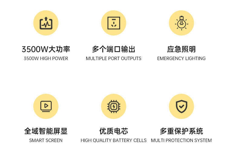 220v Mobile Energy Storage Outdoor Power Supply for Live Streaming, Street Selling, Camping, Road Trips, Large Capacity Portable Emergency Home Backup