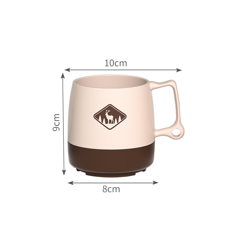 Outdoor Portable Water Cup Coffee Cup Handy Cup Camping Portable Tea Cup Eco-friendly Design Household Couple Picnic