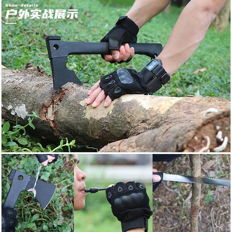Multifunctional Axe for Mountain Cutting, Tree Cutting, Firefighting, Engineer, Camp, Outdoor Gear, Tactical Axe