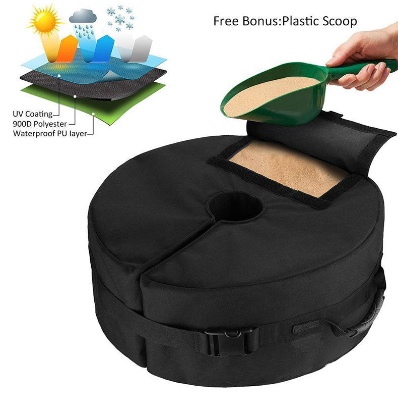 Outdoor Canopy Rain Shelter Sunshade Advertising Display Tent Support Frame Fixed Sandbag Oxford Cloth Tent Fixed Sandbag