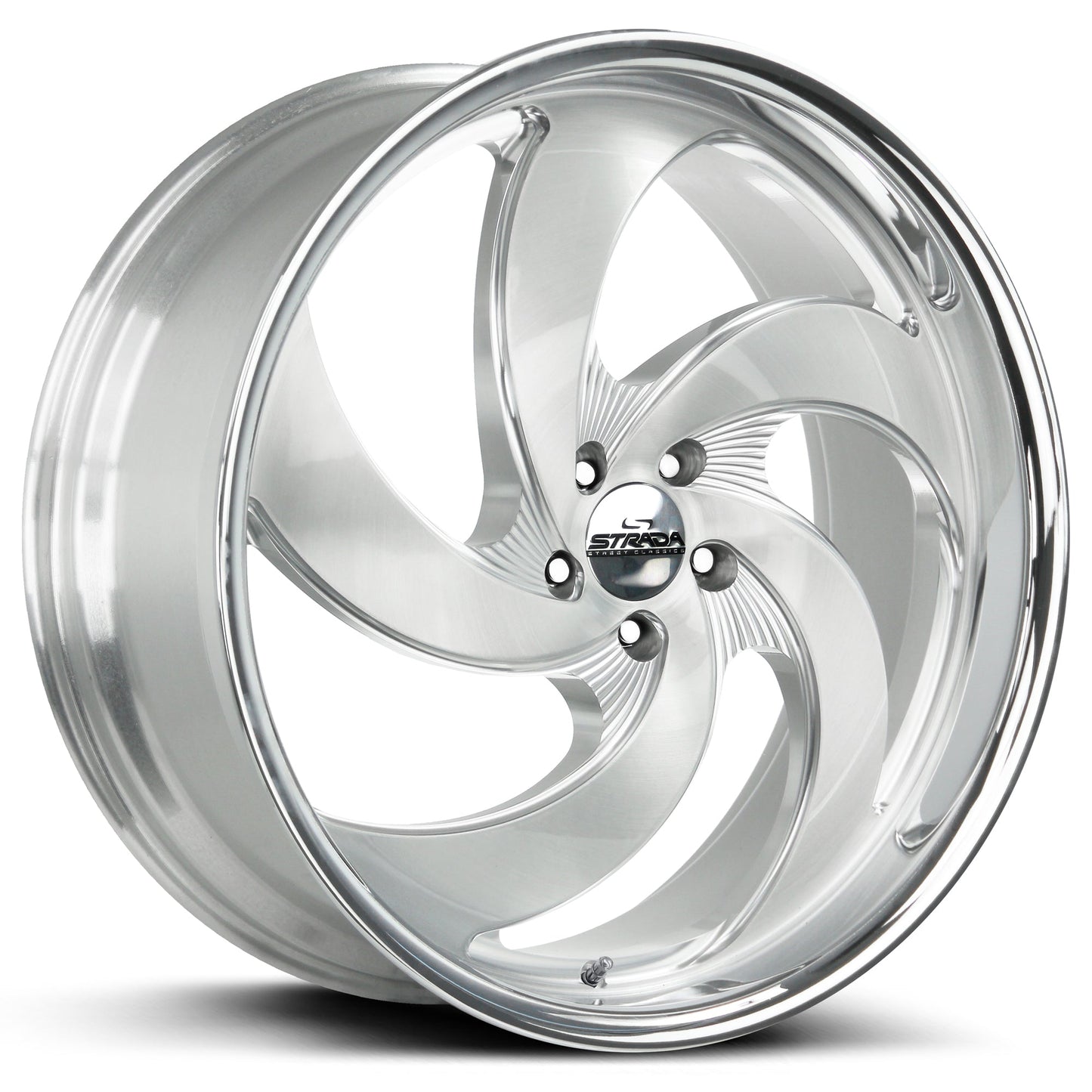 Retro 5 Brushed Face Silver Milled Ss