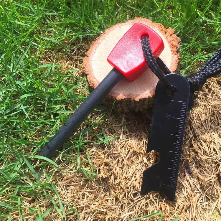 Universal Outdoor Rainproof Flint Magnesium Rod Wildfire Starter Toy Wilderness Survival Gear Fire Starter