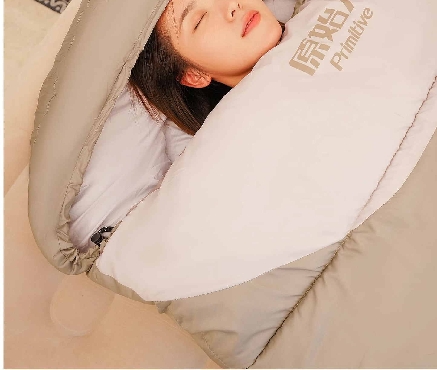 Primitive Sleeping Bag for Adults, Winter Thickened Cold-Proof Outdoor Camping Tent, Double Person Overnight Car Use Office Quilt