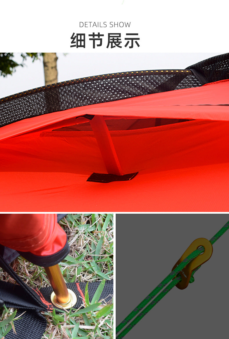 Cross-Border Mountaineering Tent Outdoor Supplies Polar Survival Outdoor Hiking Nylon Lightweight Tent Camping Rainproof