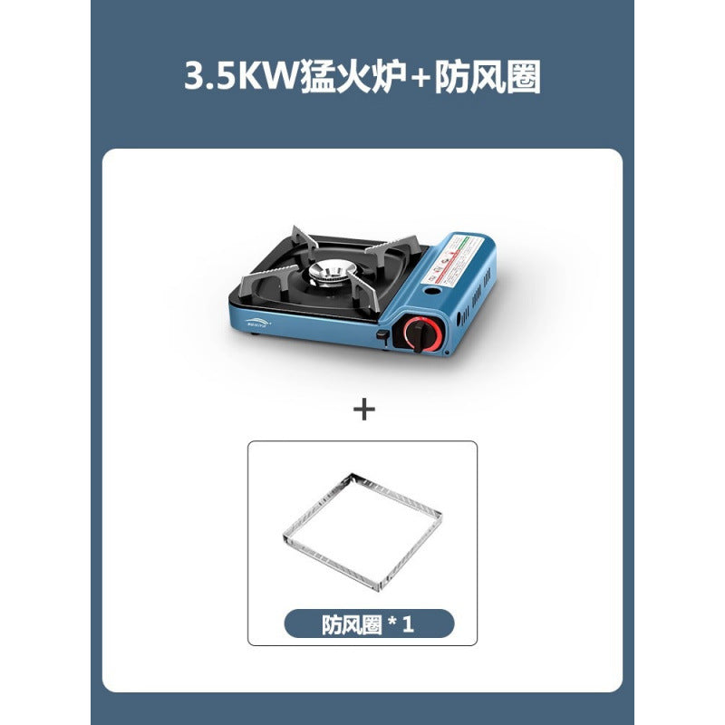 Portable Cassette Stove Outdoor Camping Gas Stove Commercial High Power Windproof Stove Cassette Stove Outdoor Cooking Equipment