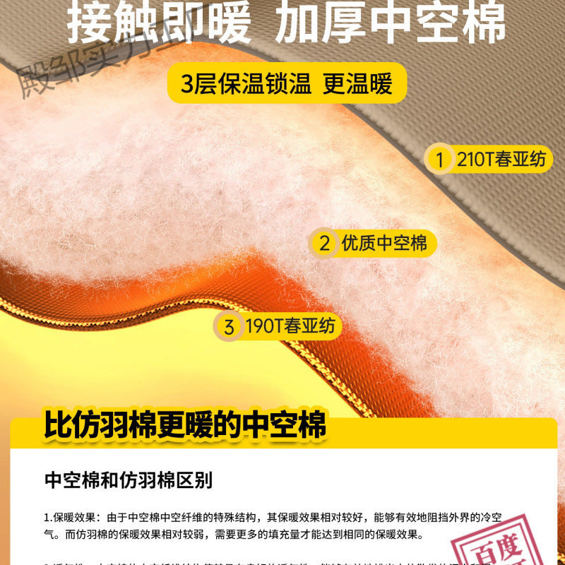 Primitive Sleeping Bag for Adults, Winter Thickened Cold-Proof Outdoor Camping Tent, Double Person Overnight Car Use Office Quilt