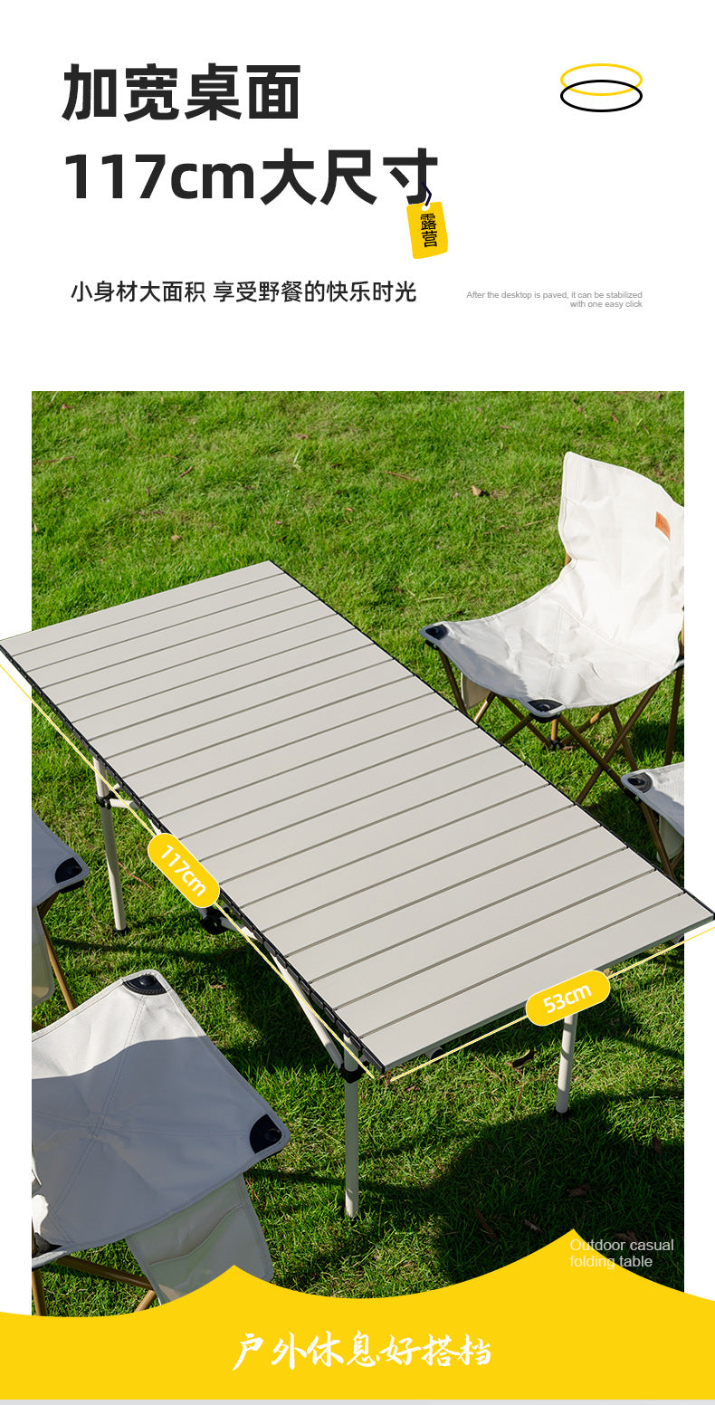 Outdoor Three-Piece Five-Piece Set Folding Chair Small Square Stool One-Piece Chair Gathering Table and Chair Set Small Square Table and Chair Camping Chair