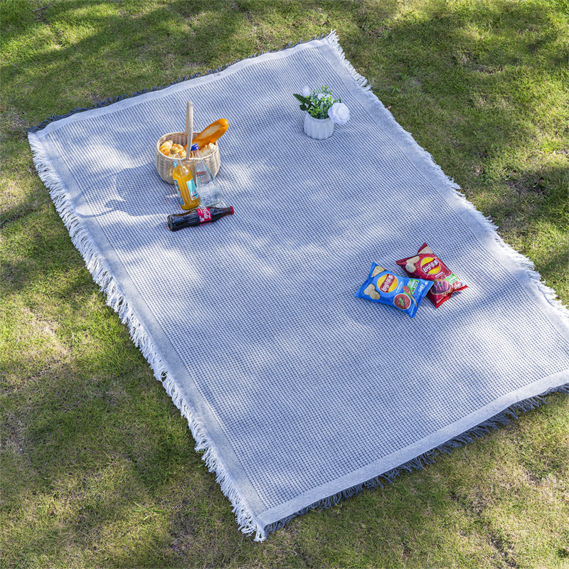 Internet Celebrity Picnic Mat ins Camping Blanket Tent Mat Moisture-Proof Thickened Outdoor Foldable Bohemian Style Tablecloth