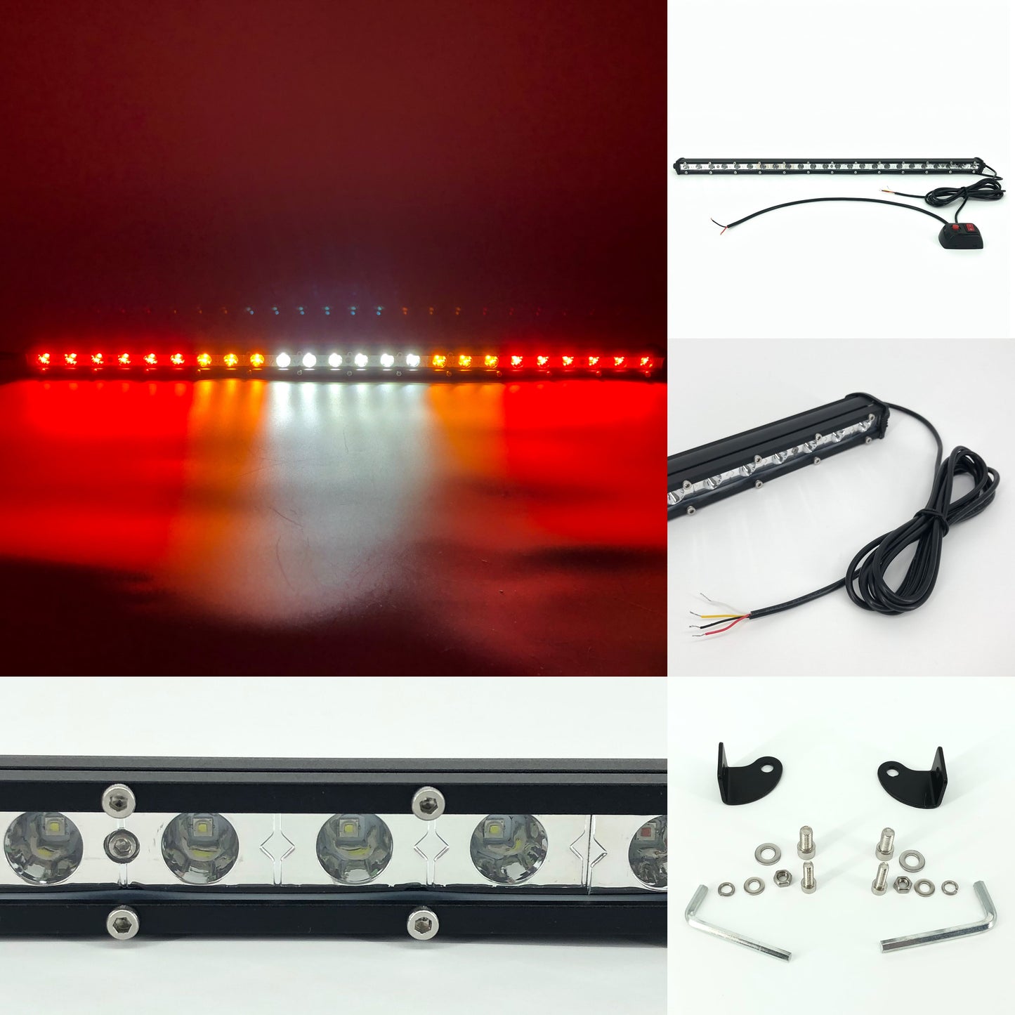 38" 108w Offroad Rear Chase LED Strobe Light bar