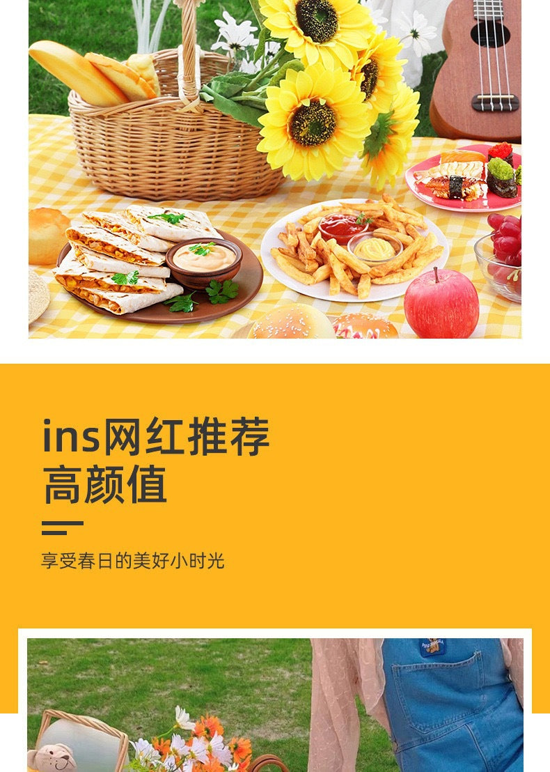 Picnic Mat Outdoor Moisture-Proof Portable Spring Outing Mat Thickened Camping Mat Beach Essential Supplies Picnic Cloth