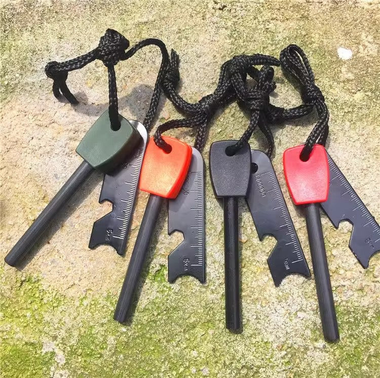 Universal Outdoor Rainproof Flint Magnesium Rod Wildfire Starter Toy Wilderness Survival Gear Fire Starter