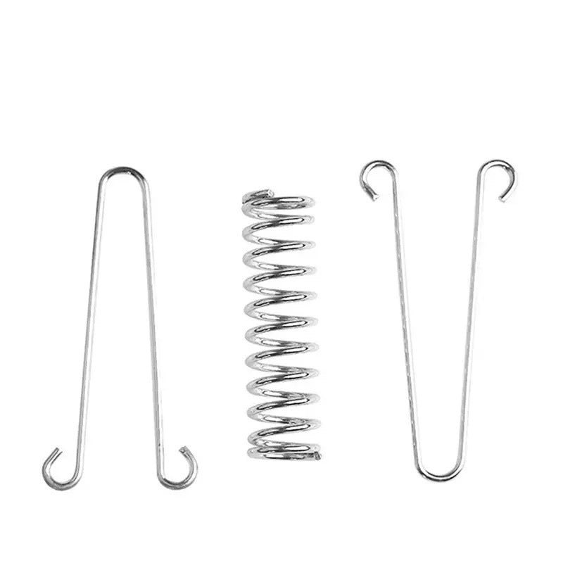 Outdoor Tent Spring Wind Rope Buckle Multi-use Camping High-strength Stainless Steel Rope Buckle Sunshade Fixed Buckle Spring Hook Buckle